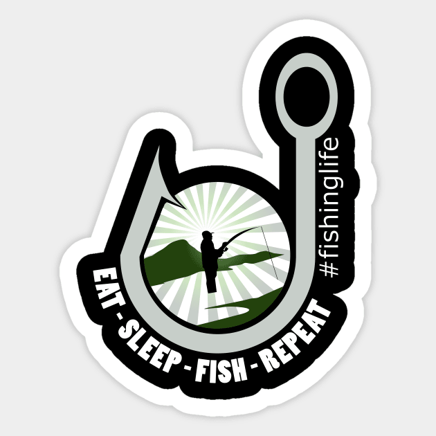 Fishing life Sticker by haizuladri78